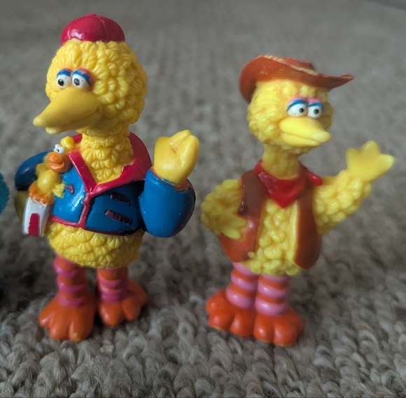 Vintage Sesame Street Lot Of 7 Character Figures - Picture 3 of 12